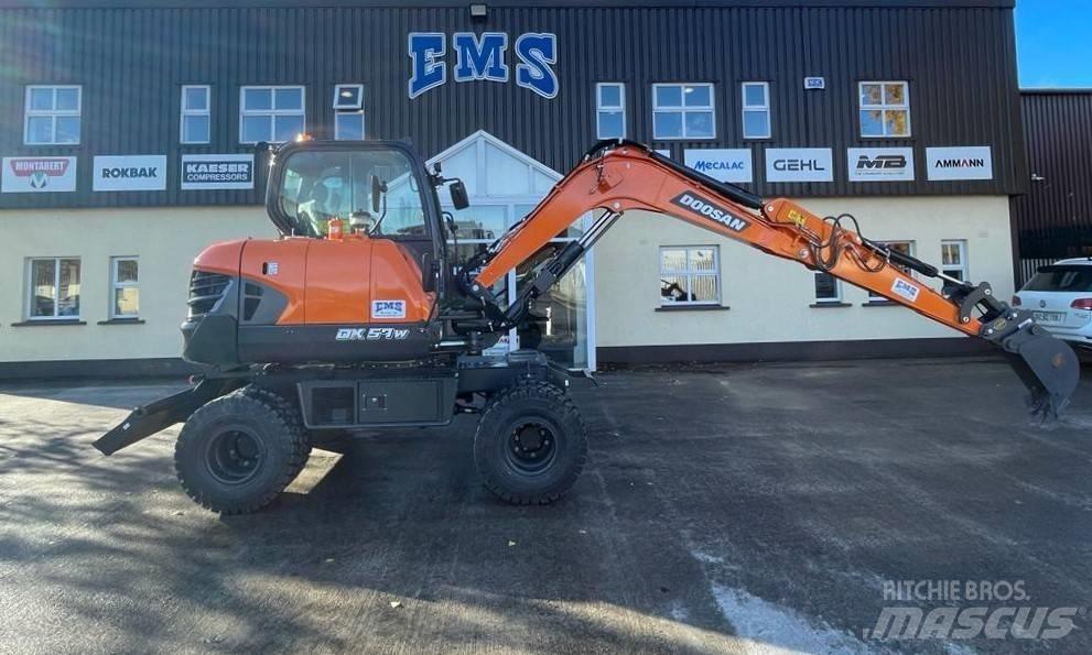 Doosan Dx57W-7 Wielgraafmachines