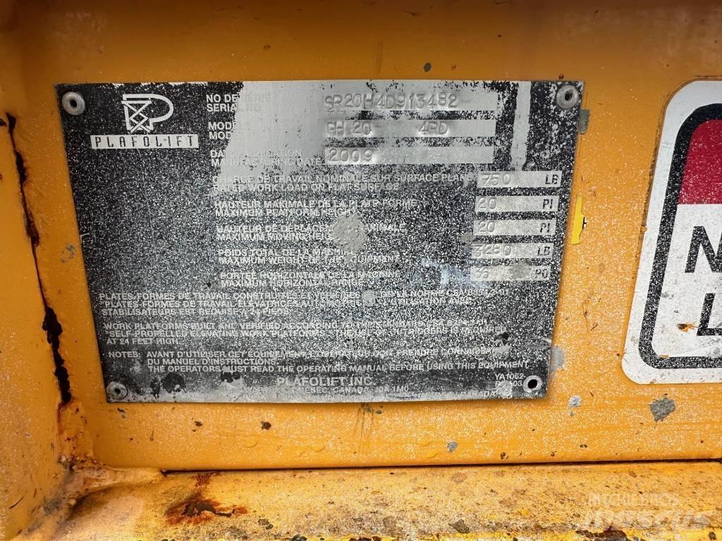 Plafolift PH20 Schaarhoogwerkers