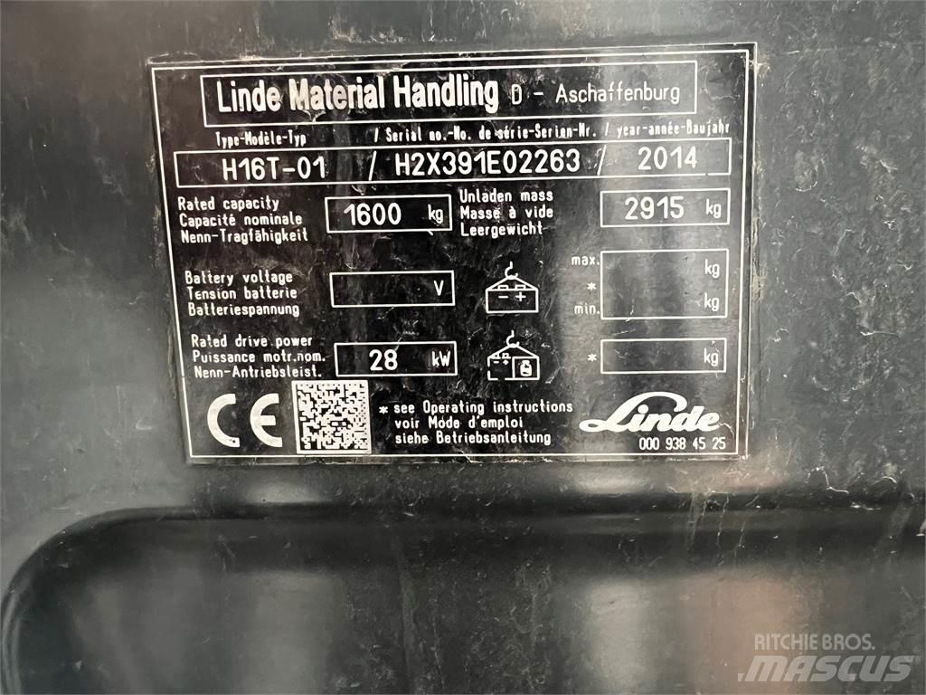 Linde H16T LPG heftrucks