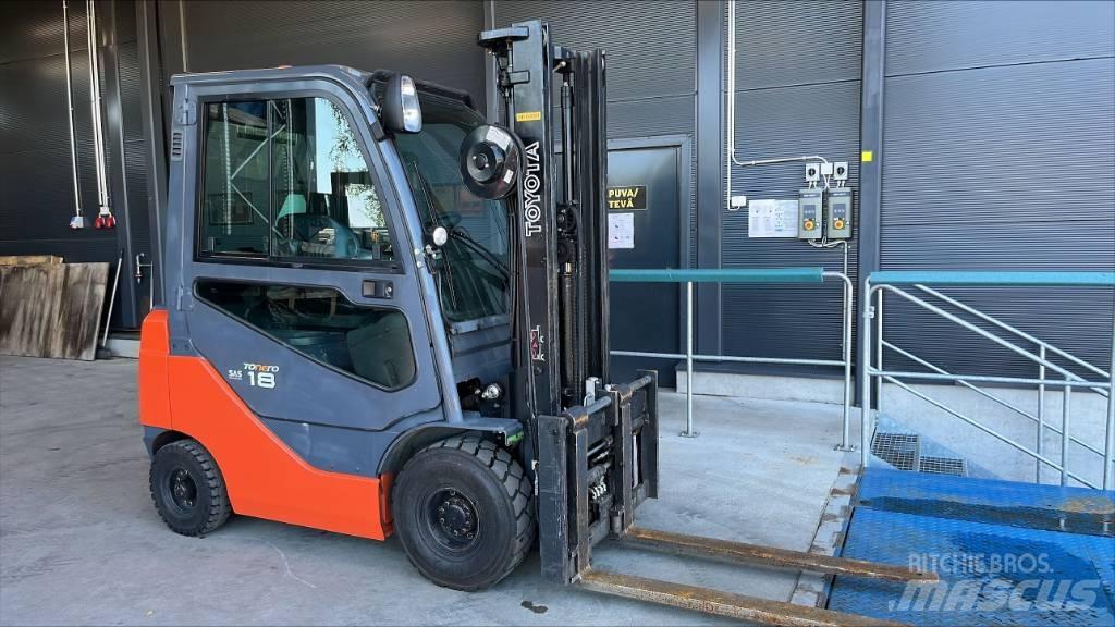 Toyota 02-8 FDF 18 Diesel heftrucks