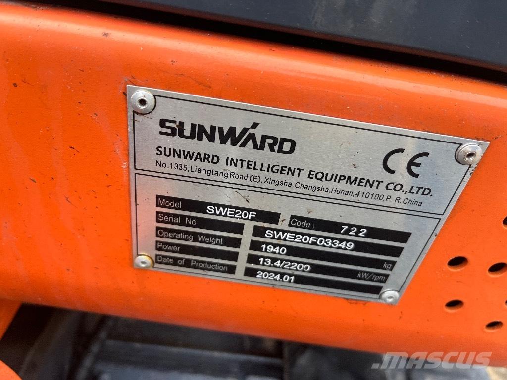 Sunward SWE 20 F Minigraafmachines < 7t
