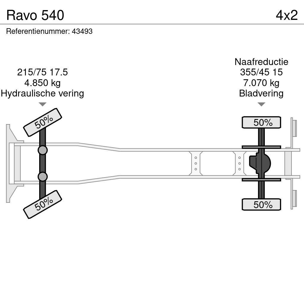 Ravo 540 Veegwagens