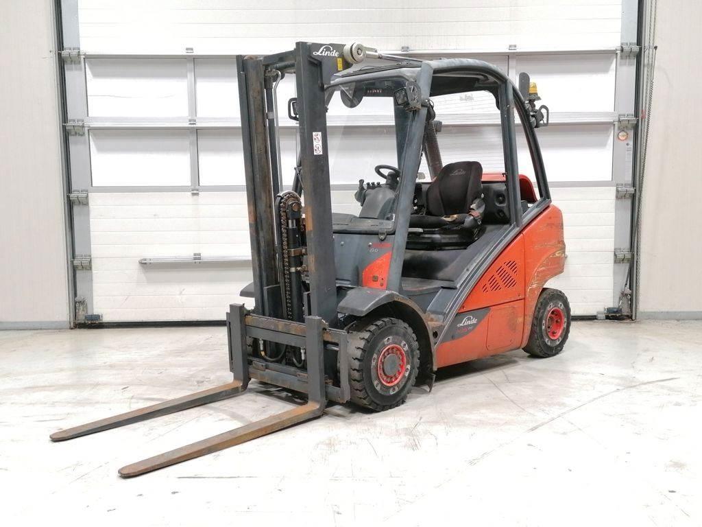 Linde H25T-02 LPG heftrucks