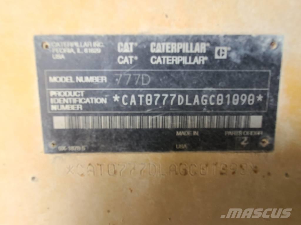 CAT 777D Knik dumptrucks