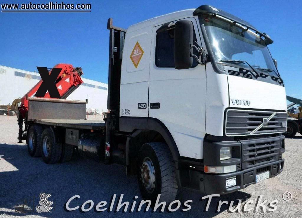 Volvo FH12 420 6x4 Platte bakwagens