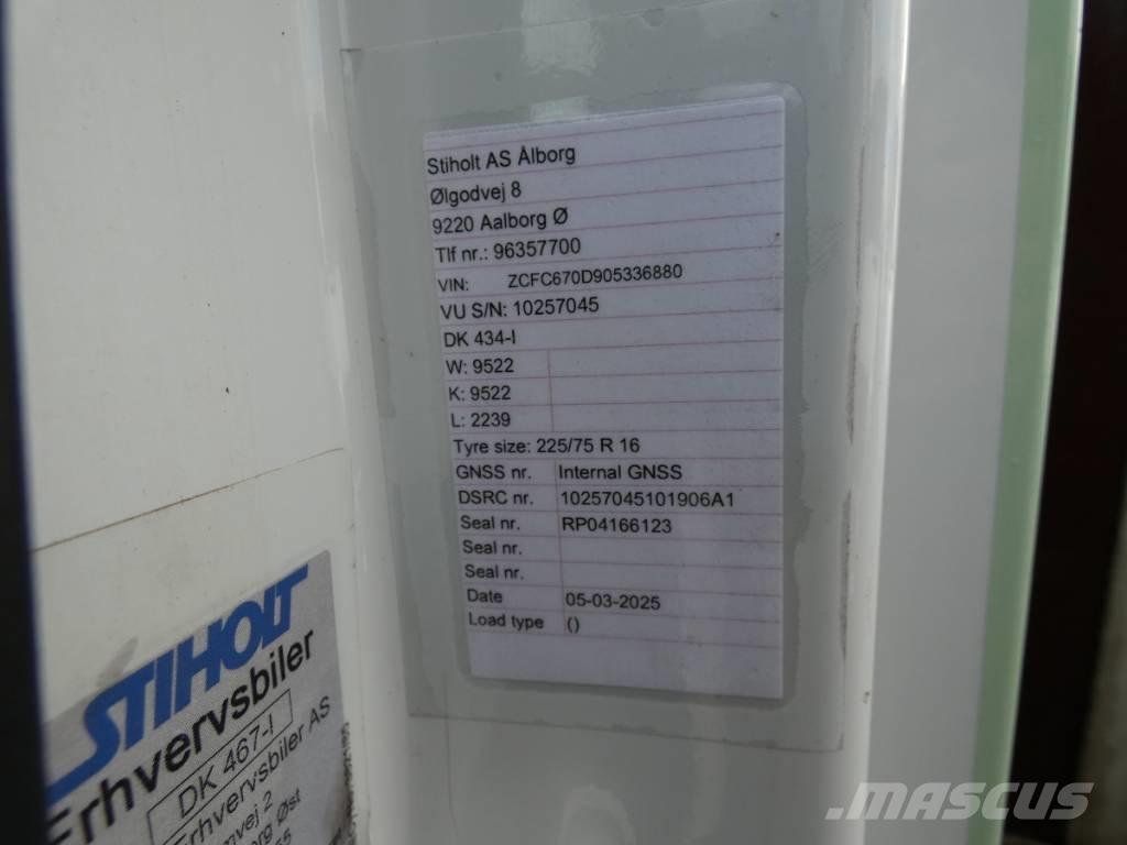 Iveco 70C 18 Chassis met cabine