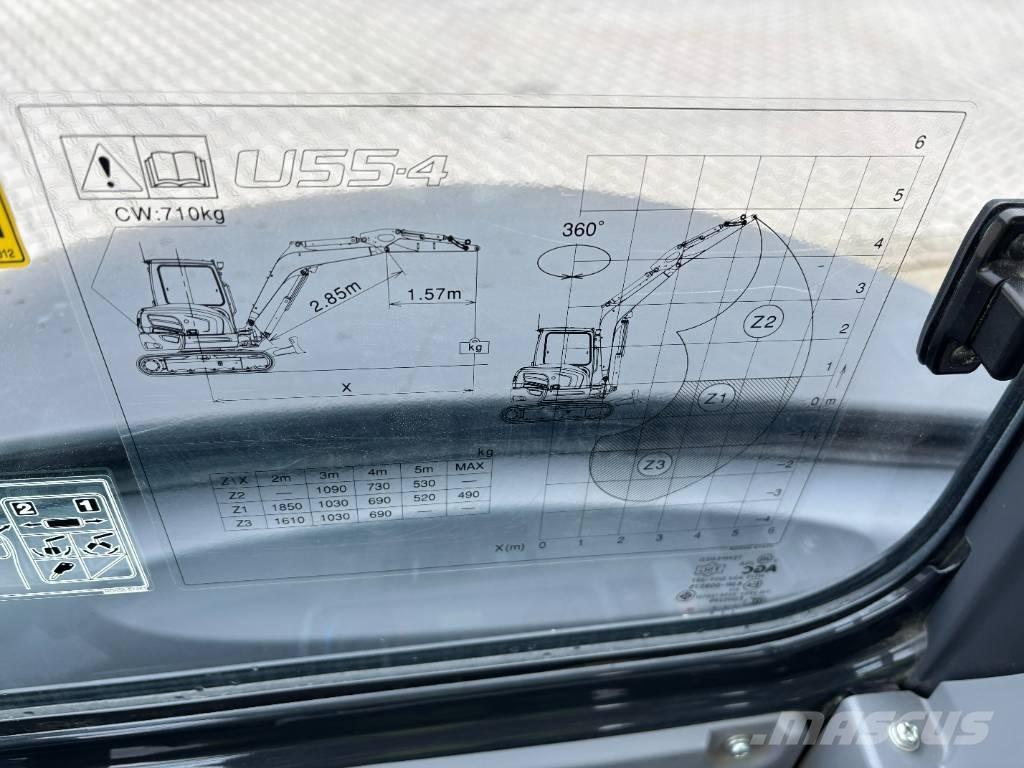 Kubota U 55-4 Minigraafmachines < 7t