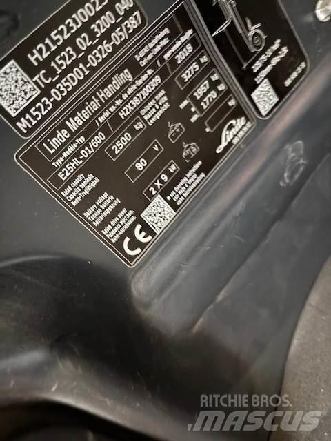 Linde E25/600HL Elektrische heftrucks
