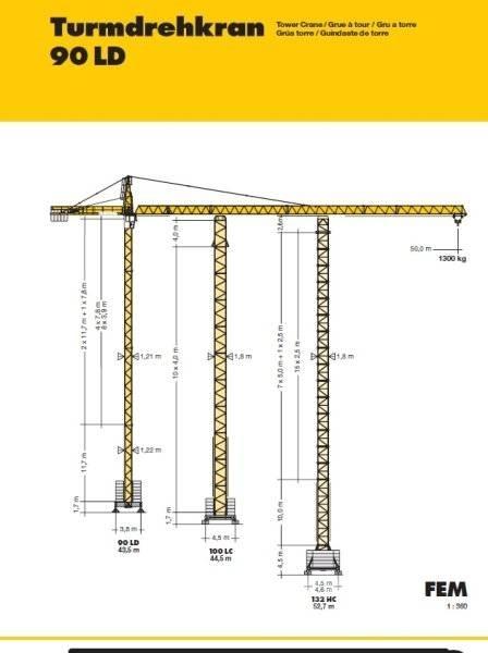 Liebherr 90 LD Torenkranen