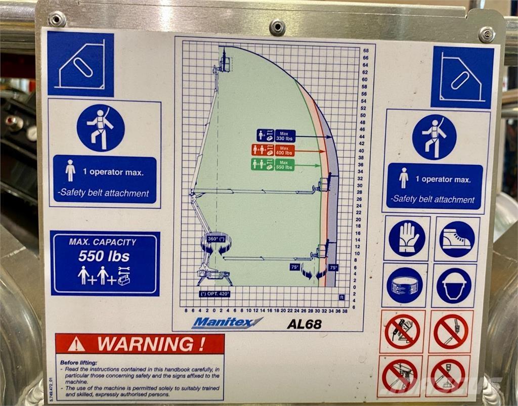Manitex AL68 Personenliften en invalideliften