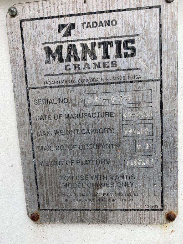 Mantis  Kranen onderdelen en gereedschap