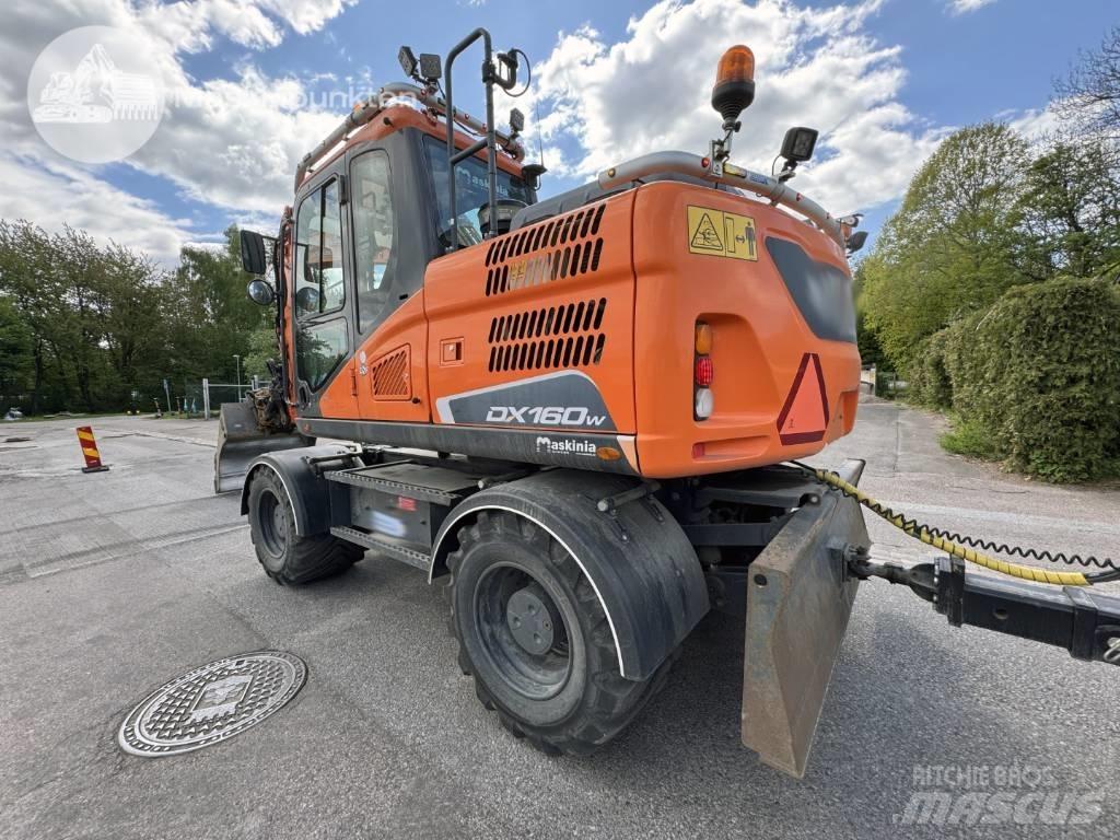 Doosan DX 160 W Wielgraafmachines