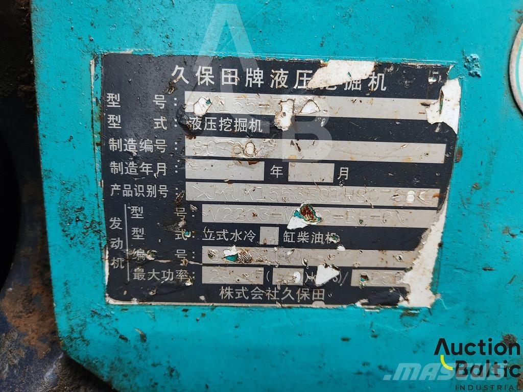 Kubota KX155-3 Minigraafmachines < 7t