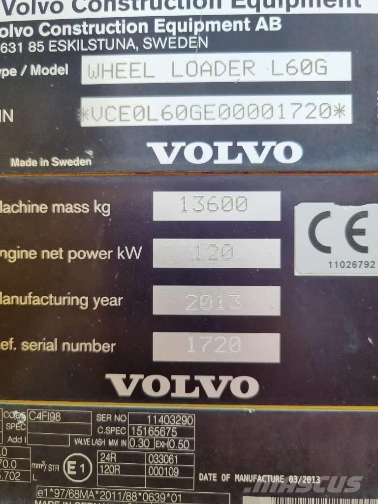 Volvo L 60 G Wielladers