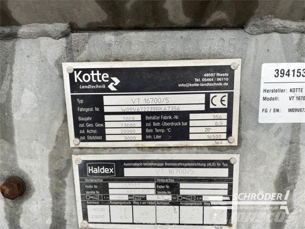 Kotte VT 16700 Drijfmesttanks