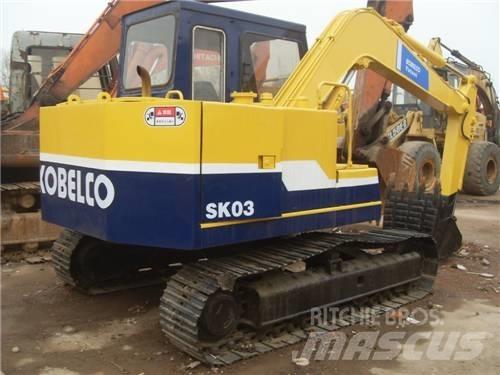 Kobelco SK03 Minigraafmachines < 7t