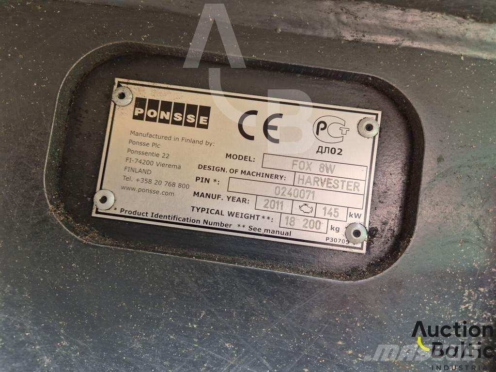Ponsse Fox 8W Harvesters