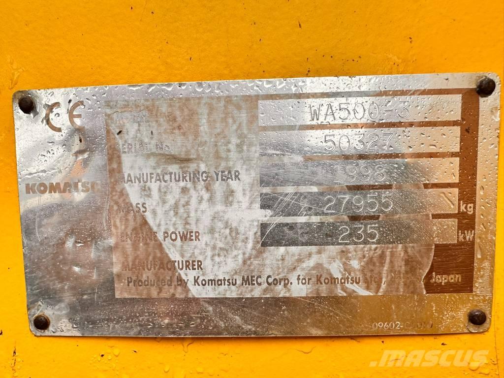Komatsu WA500-3 Wielladers