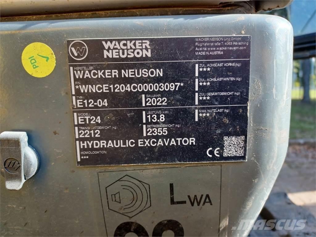 Wacker Neuson ET24 Rupsgraafmachines
