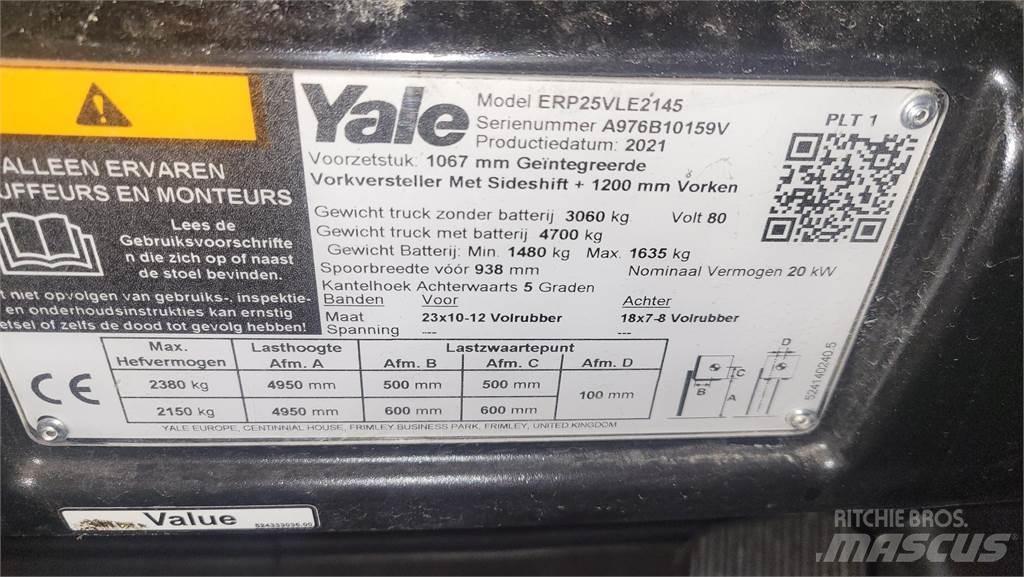 Yale ERP25VL 2021 Elektrische heftrucks