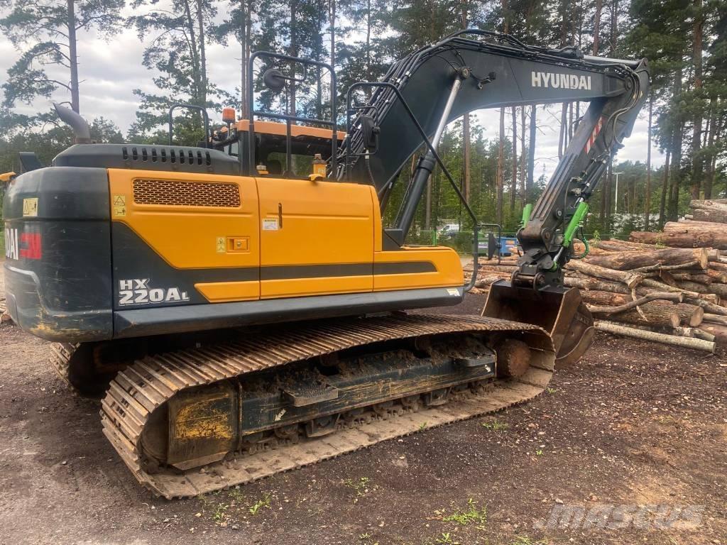 Hyundai HX 220 AL Rupsgraafmachines