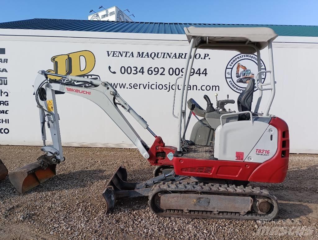 Takeuchi TB 216 Minigraafmachines < 7t
