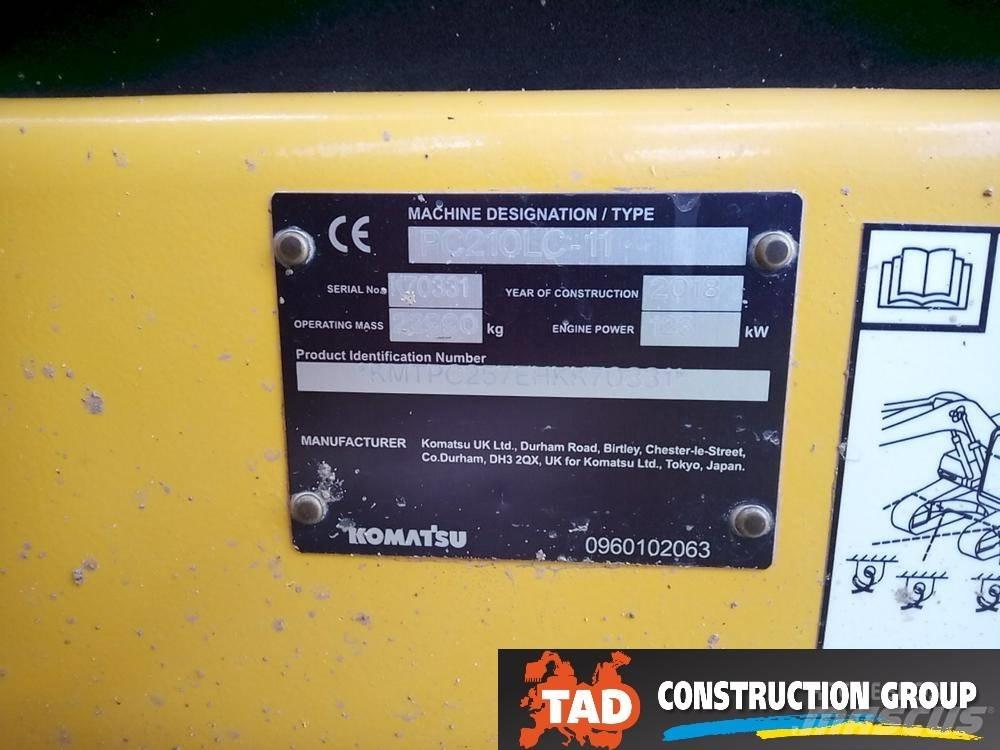 Komatsu PC210LC-11 Rupsgraafmachines