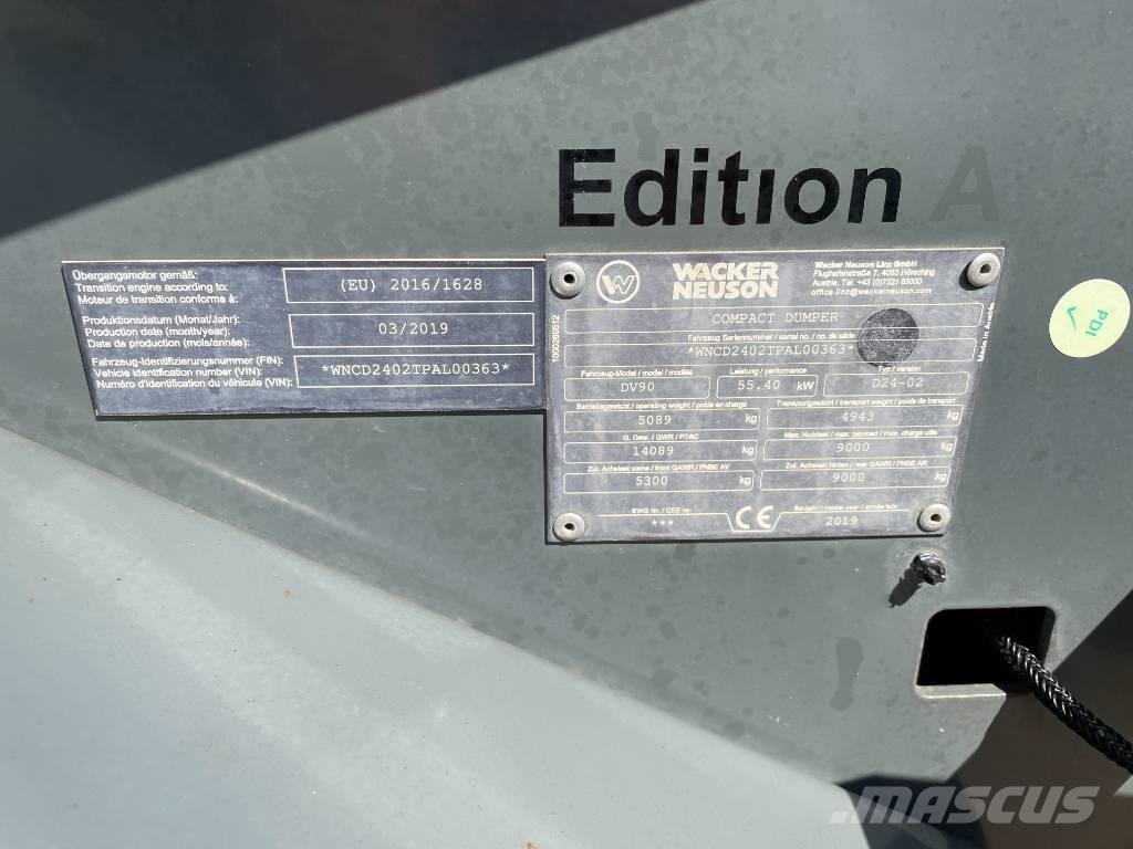 Wacker Neuson DV 90 Mini Dumpers