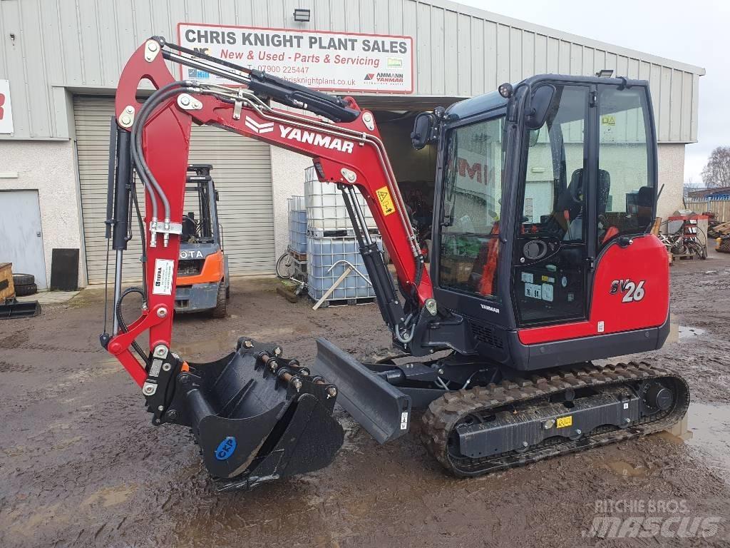 Yanmar SV26 Minigraafmachines < 7t