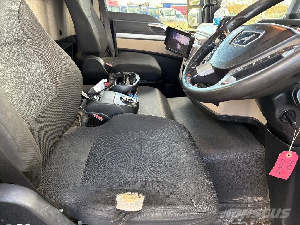 MAN TGM 15.250 Vlakke laadvloer met kraan