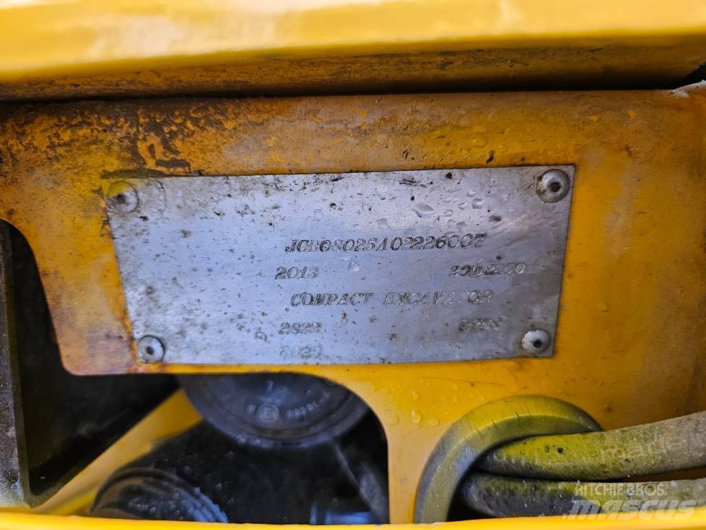 JCB 8025 ZTS Minigraafmachines < 7t