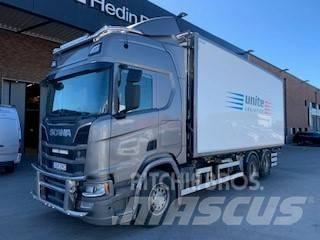 Scania R580 Flisbil Hout snipper voertuigen