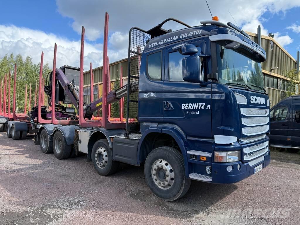 Scania R 580 Hout-Bakwagens