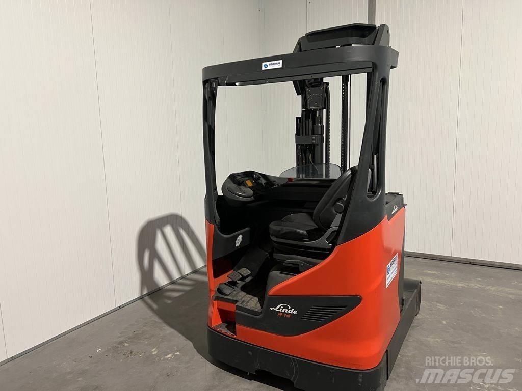 Linde R14 Reachtruck voor hoog niveau