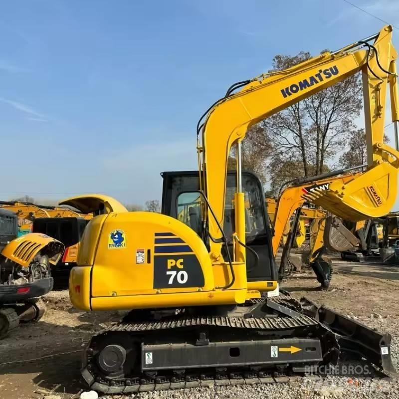 Komatsu PC 70 Rupsgraafmachines