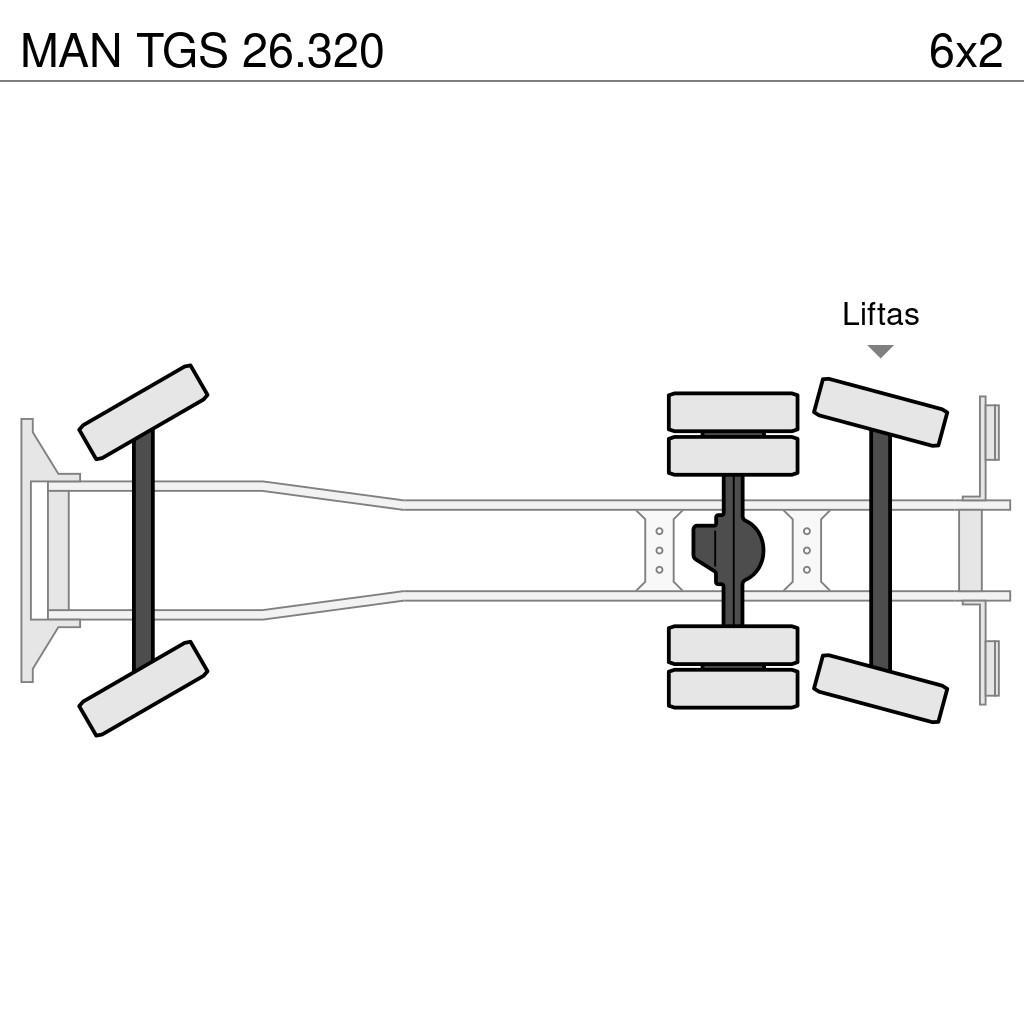 MAN TGS 26.320 Chassis met cabine