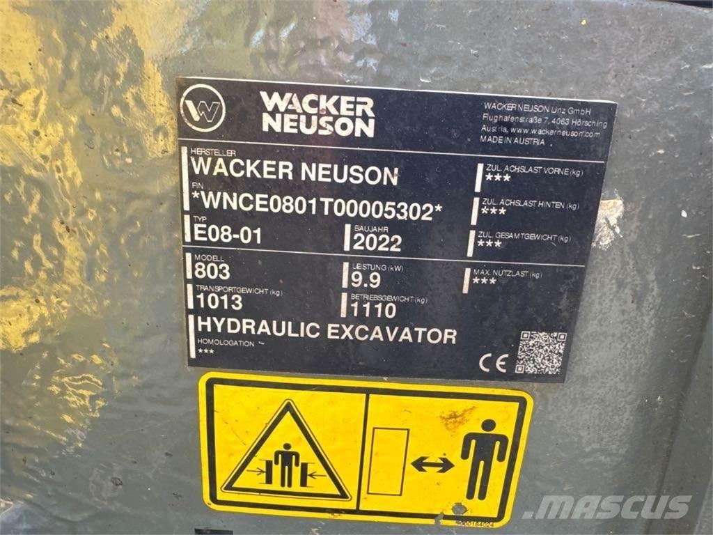 Wacker Neuson 803 Rupsgraafmachines