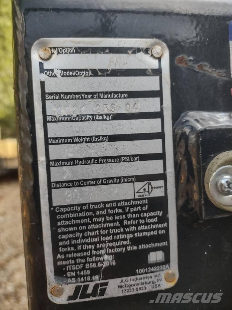 JLG X 13 JP Overige componenten