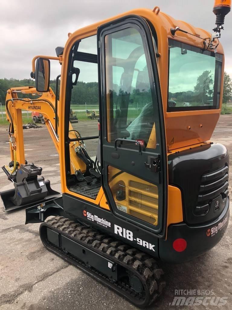 Hyundai R18 - 9AK Minigraafmachines < 7t