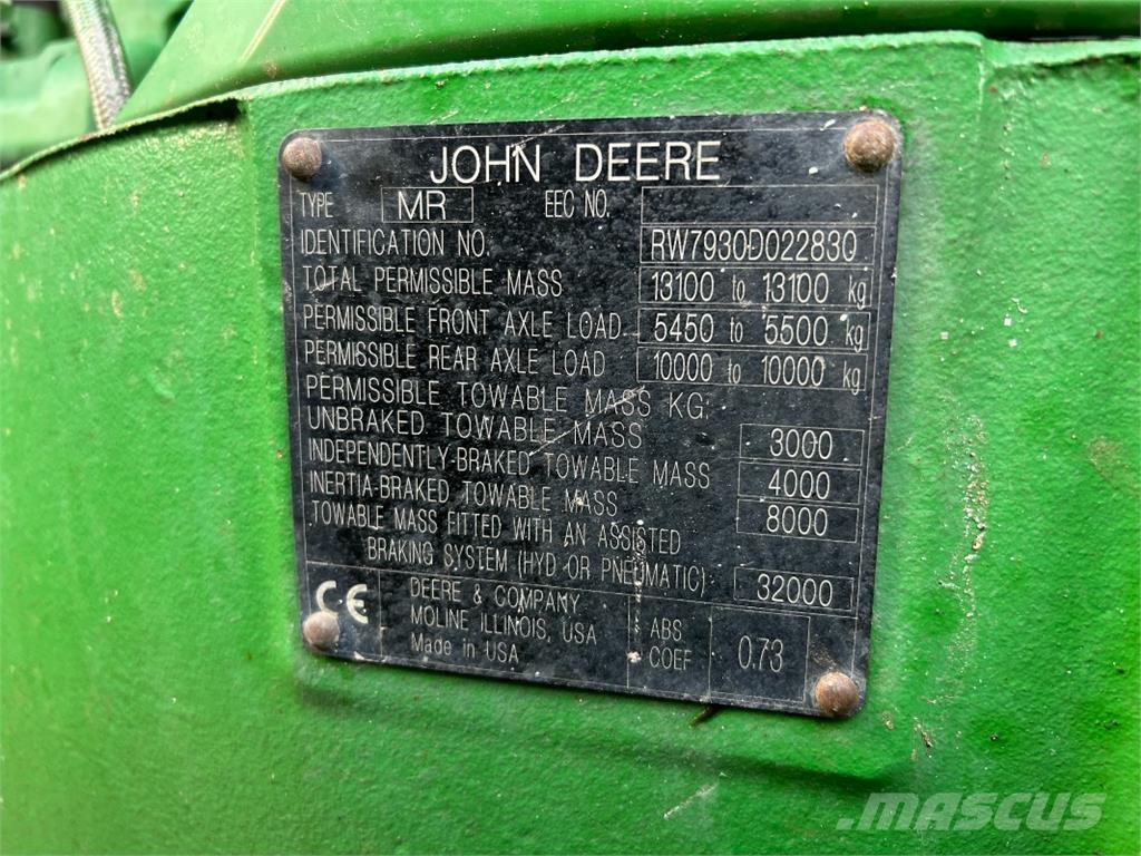 John Deere 7930 Tractoren