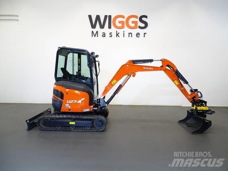 Kubota U 27-4 Minigraafmachines < 7t