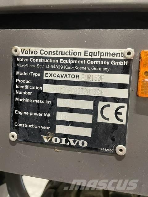 Volvo EWR150E Wielgraafmachines