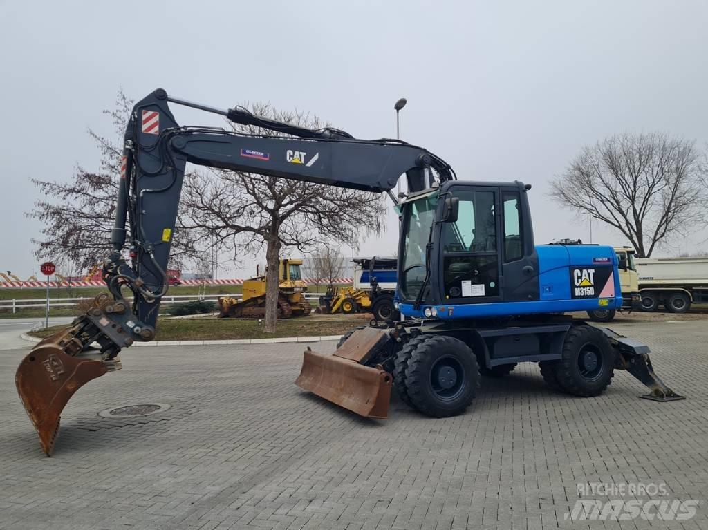 CAT M315D 2 buckets Wielgraafmachines