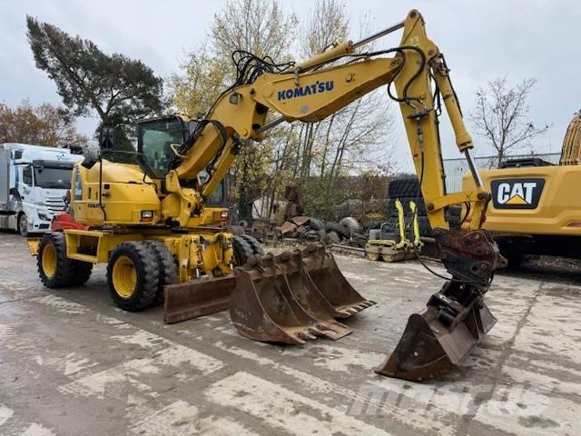 Komatsu PW 118 MR-8 Wielgraafmachines