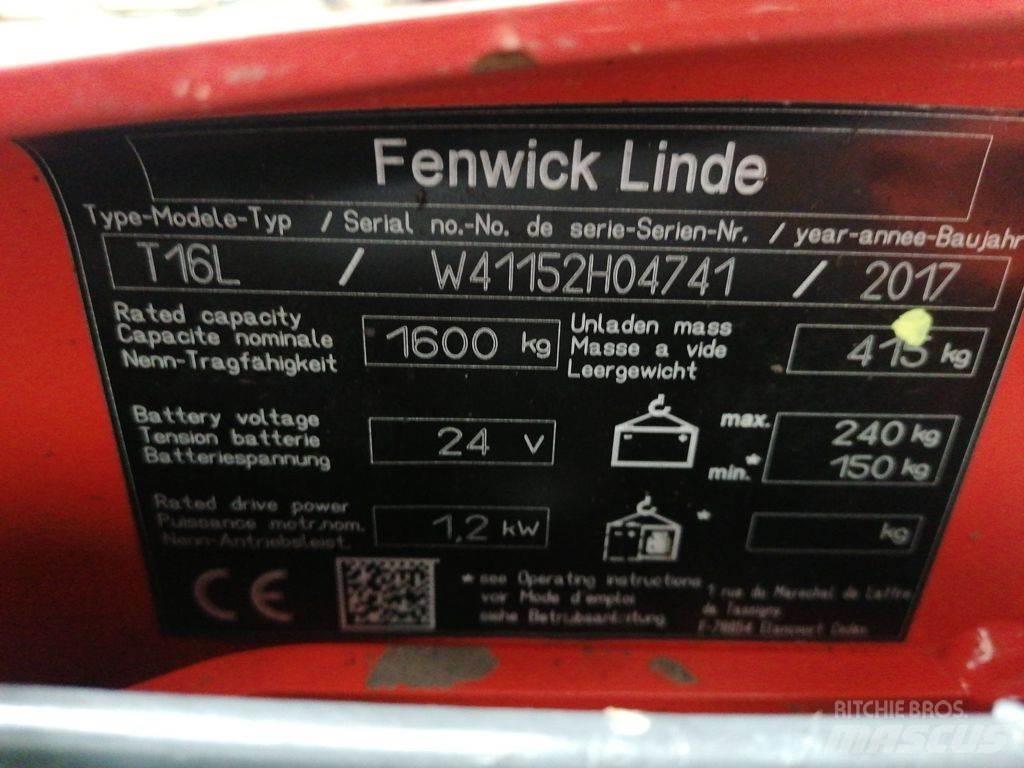 Linde T16L Electro-pallettrucks