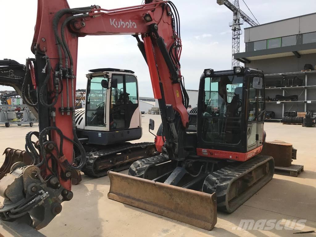 Kubota KX 080-4 Midigraafmachines 7t - 12t