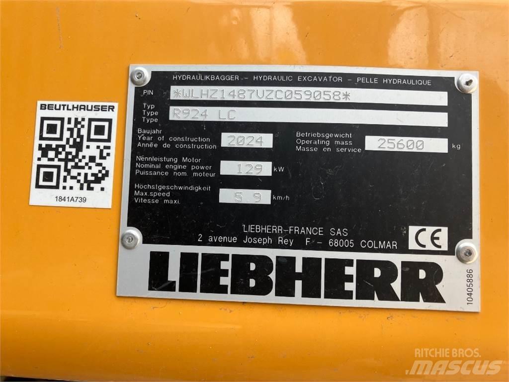 Liebherr R924 Rupsgraafmachines