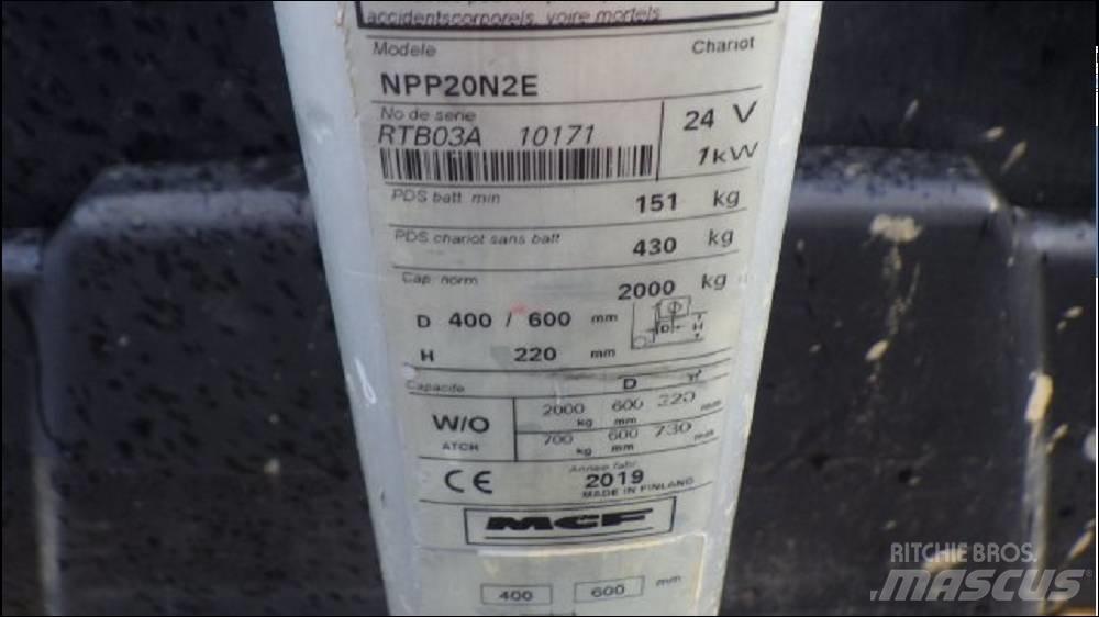 CAT NPP 20 N2E Electro-pallettrucks