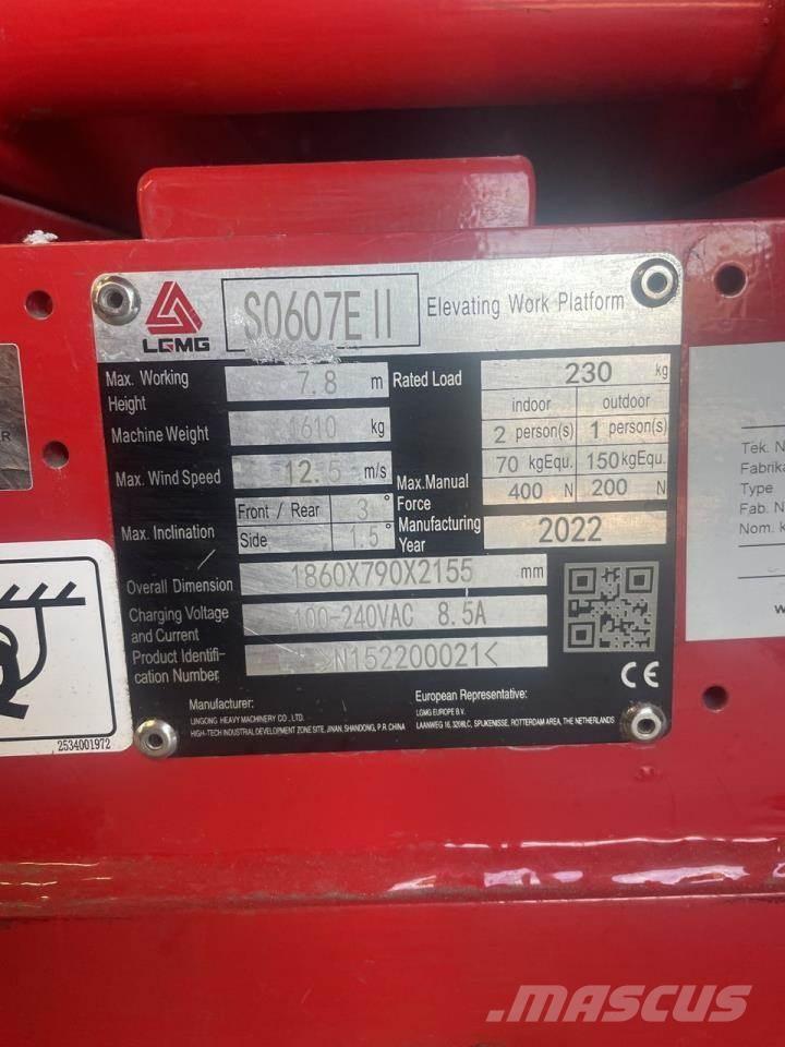 LGMG S0607E II Schaarhoogwerkers