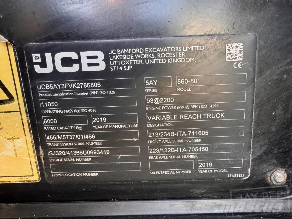 JCB 560-80 Verreikers